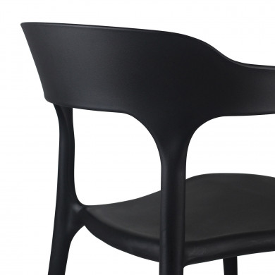 SILLA MADONNA NEGRA 47X47,5*74CM THINIA HOME SILLA MADONNA NEGRA 47X47,5*74CM THINIA HOME