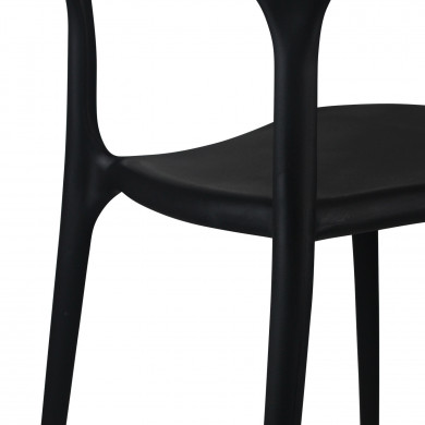SILLA MADONNA NEGRA 47X47,5*74CM THINIA HOME SILLA MADONNA NEGRA 47X47,5*74CM THINIA HOME