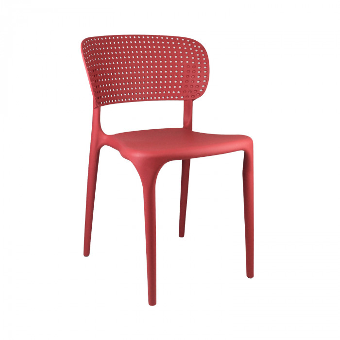 SILLA MARILYN ROJA 49,5X47X75CM THINIA HOME