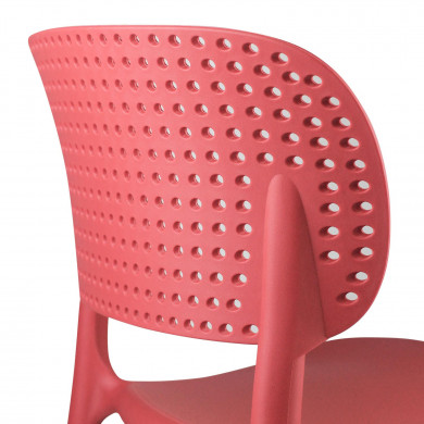 SILLA MARILYN ROJA 49,5X47X75CM THINIA HOME