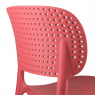 SILLA MARILYN ROJA 49,5X47X75CM THINIA HOME