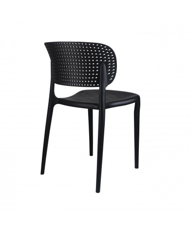 SILLA MARILYN NEGRA49,5X47X75CM THINIA HOME