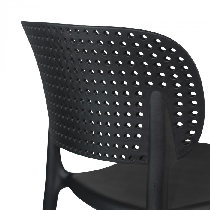 SILLA MARILYN NEGRA49,5X47X75CM THINIA HOME