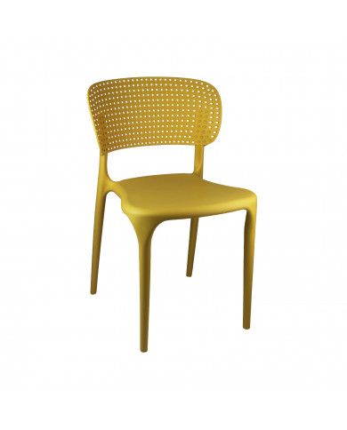 SILLA MARILYN OCRE 49,5X47X75CM THINIA HOME