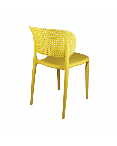 SILLA MARILYN OCRE 49,5X47X75CM THINIA HOME