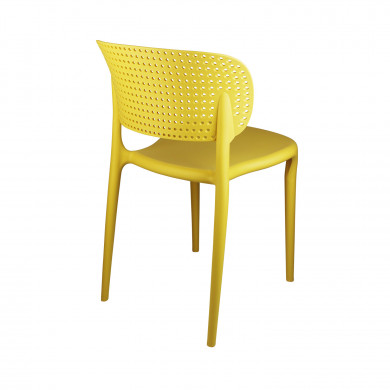 SILLA MARILYN OCRE 49,5X47X75CM THINIA HOME