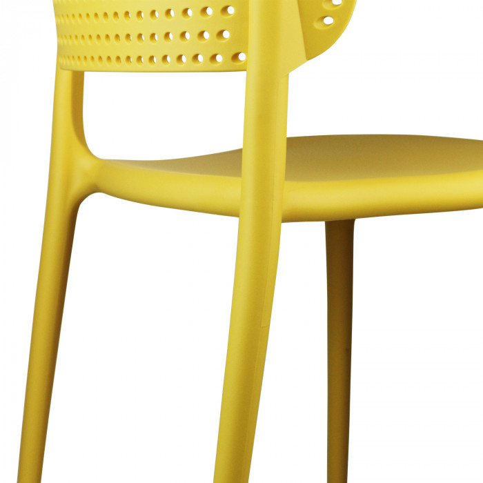 SILLA MARILYN OCRE 49,5X47X75CM THINIA HOME