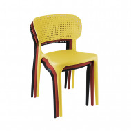 SILLA MARILYN OCRE 49,5X47X75CM THINIA HOME