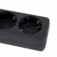 BASE 3 TOMAS C/INT 3X1,5mm 1,5M NEGRA 7hSevenOn CL.1