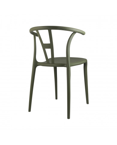 SILLA SCARLETT VERDE 49,5X52X75CM THINIA HOME