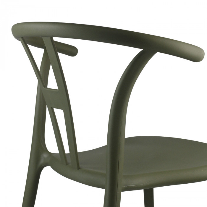 SILLA SCARLETT VERDE 49,5X52X75CM THINIA HOME