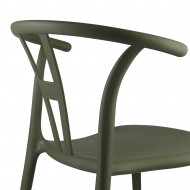 SILLA SCARLETT VERDE 49,5X52X75CM THINIA HOME