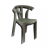 SILLA SCARLETT VERDE 49,5X52X75CM THINIA HOME