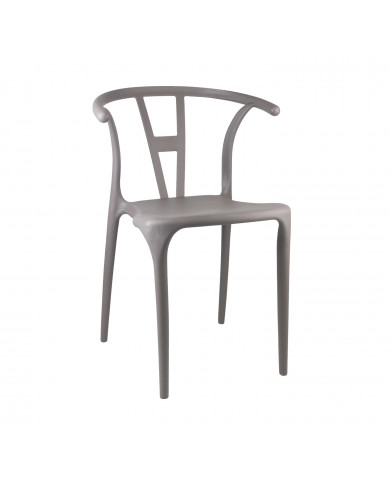 SILLA SCARLETT MARRON 49,5X52X75CM THINIA HOME