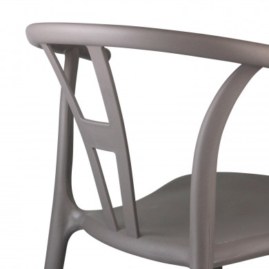 SILLA SCARLETT MARRON 49,5X52X75CM THINIA HOME