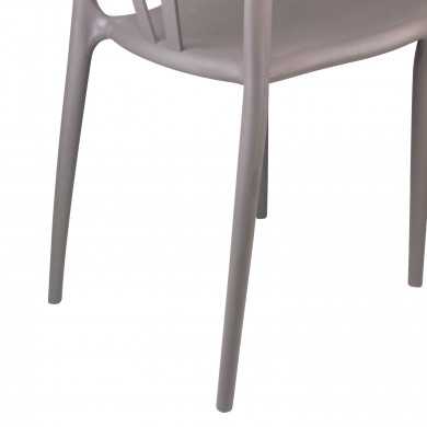 SILLA SCARLETT MARRON 49,5X52X75CM THINIA HOME