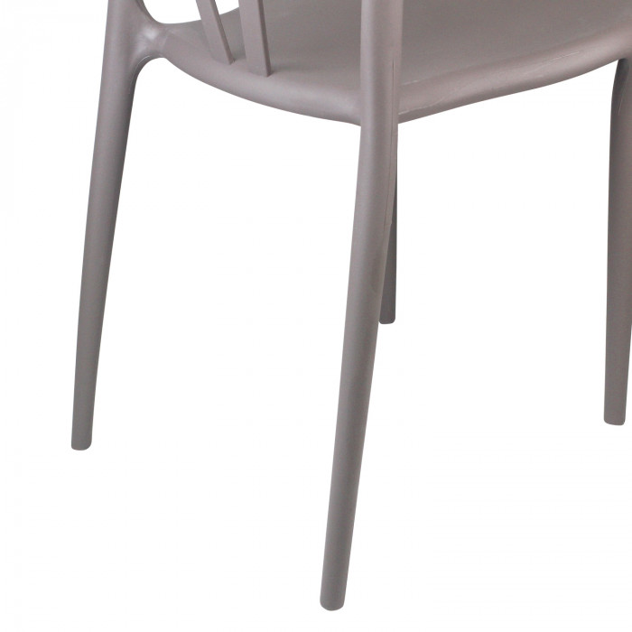 SILLA SCARLETT MARRON 49,5X52X75CM THINIA HOME