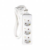 BASE 3 TOMAS 3x1,5mm 1M BLANCA 7hSevenOn RT.2