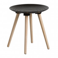 SET 2 MESAS AUXILIARES BASE METAL DORADO THINIA HOME