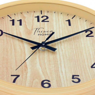 RELOJ DE PARED COLOR MADERA DN30.5CM CJ.1 THINIA HOME RELOJ DE PARED COLOR MADERA DN30.5CM CJ.1 THINIA HOME