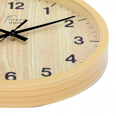 RELOJ DE PARED COLOR MADERA DN30.5CM CJ.1 THINIA HOME RELOJ DE PARED COLOR MADERA DN30.5CM CJ.1 THINIA HOME