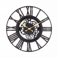 RELOJ DE PARED MADERA Y METAL DORADO DN33 CJ.1 THINIA HOME