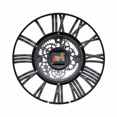 RELOJ DE PARED TROQUELADO NEGRO/DORADO DN38.1*3.8CM CJ.1 THINIA HOME RELOJ DE PARED TROQUELADO NEGRO/DORADO DN38.1*3.8CM CJ.1 THINIA HOME