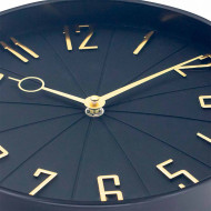 RELOJ DE PARED NEGRO/DORADO DN27 CJ.1 THINIA HOME