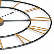 RELOJ DE PARED METAL BRONCE Y NEGRO DN60 CJ.1 THINIA HOME