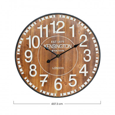 RELOJ DE PARED MADERA VINTAGE DN60 CJ.1 THINIA HOME