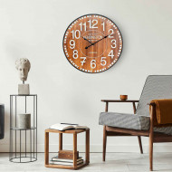 RELOJ DE PARED MADERA VINTAGE DN60 CJ.1 THINIA HOME