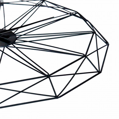 RELOJ DE PARED GEOMÉTRICO NEGRO DN60 CJ.1 THINIA HOME RELOJ DE PARED GEOMÉTRICO NEGRO DN60 CJ.1 THINIA HOME