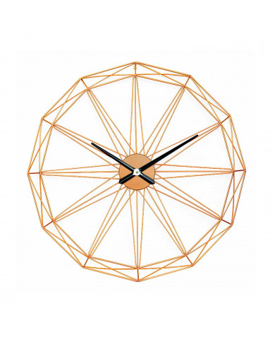 RELOJ DE PARED GEOMÉTRICO DORADO DN80 CJ.1 THINIA HOME