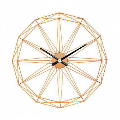 RELOJ DE PARED GEOMÉTRICO DORADO DN80 CJ.1 THINIA HOME