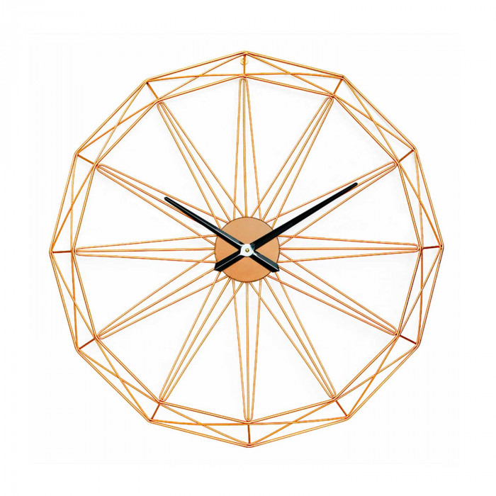 RELOJ DE PARED GEOMÉTRICO DORADO DN80 CJ.1 THINIA HOME