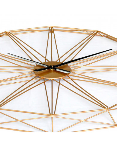 RELOJ DE PARED GEOMÉTRICO DORADO DN80 CJ.1 THINIA HOME