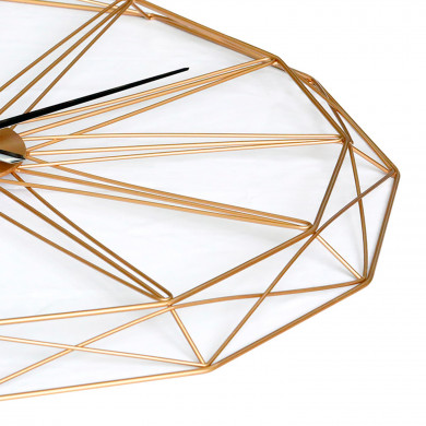 RELOJ DE PARED GEOMÉTRICO DORADO DN80 CJ.1 THINIA HOME