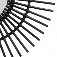 ESPEJO RATTAN NEGRO DN23/60CM THINIA HOME