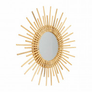 ESPEJO RATTAN SOL NATURAL DN25/35/60CM THINIA HOME