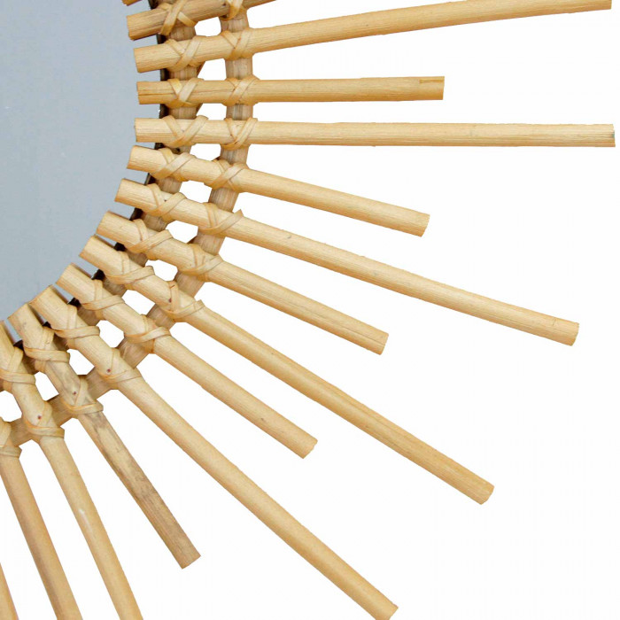ESPEJO RATTAN SOL NATURAL DN25/35/60CM THINIA HOME