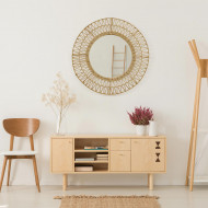 ESPEJO SEAGRASS NATURAL DN40/70 THINIA HOME