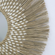 ESPEJO SEAGRASS ÉTNICO NATURAL DN30/90CM THINIA HOME