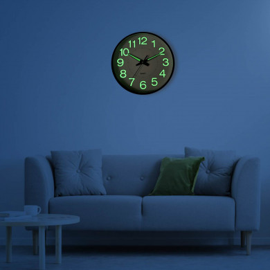 RELOJ DE PARED FOSFORESCENTE DN25'4CM CJ.1 THINIA HOME
