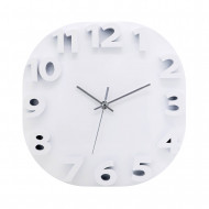 RELOJ DE PARED 3D CUADRADO GRIS 30.5CM CJ.1 THINIA HOME