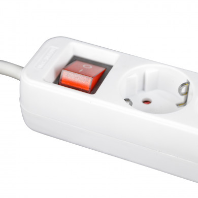 BASE 5 TOMAS C/INT 3X1,5mm 1,5M BLANCA 7hSevenOn CL.1 BASE 5 TOMAS C/INT 3X1,5mm 1,5M BLANCA 7hSevenOn CL.1