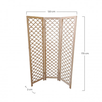 BIOMBO KAPALUA COLOR MADERA 120*170CM