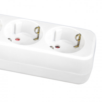 BASE 5 TOMAS C/INT 3X1,5mm 1,5M BLANCA 7hSevenOn CL.1 BASE 5 TOMAS C/INT 3X1,5mm 1,5M BLANCA 7hSevenOn CL.1