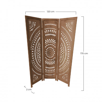 BIOMBO HANA MADERA 120*170CM