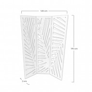 BIOMBO KOLOA COLOR BLANCO 120*170CM