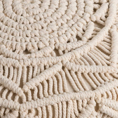 PUF MACRAME DN31X42CM PUF MACRAME DN31X42CM